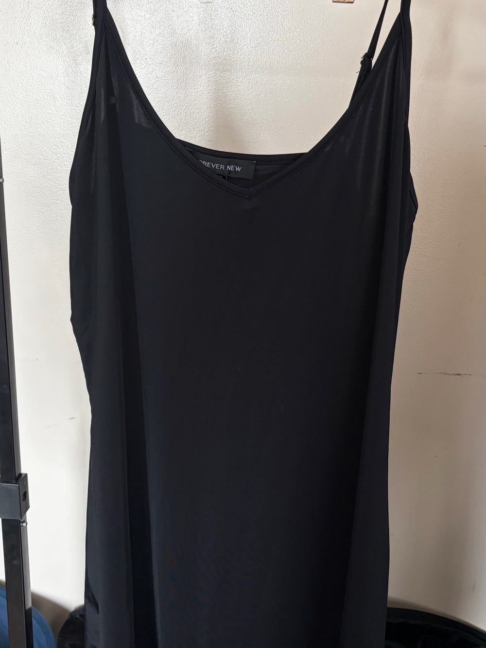 Forever New Black Slip Cami Dress Top